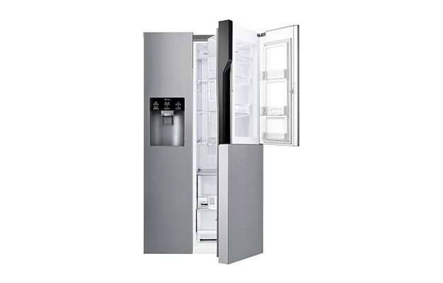 LG - GSJ560PZXV Freestanding A+ Rated American Fridge Freezer