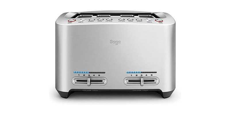 Sage - BTA845UK the Smart Toaster 4 Slice Motorised Toaster