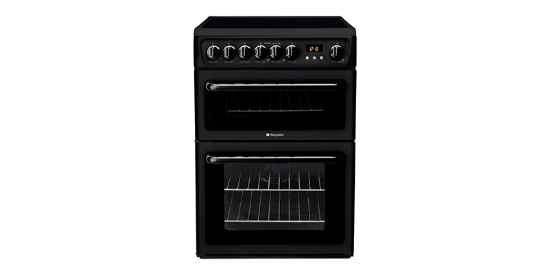 Hotpoint HAE60KS 60cm Double Oven Electric Cooker