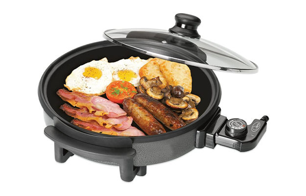 Quest 35500 Multi-Function Electric Frying Pan with Lid