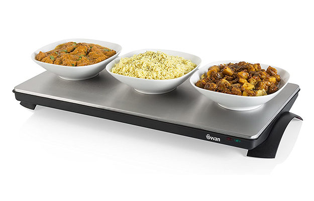 Swan - SW12SS XL Cordless Buffet Server and Food Warming Tray Hot Plate
