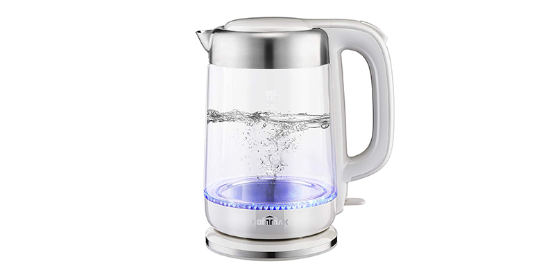 iKich Cordless Eco Glass Electric Kettle