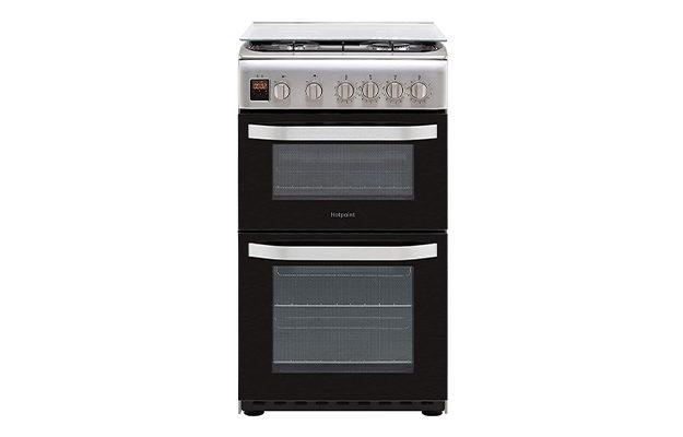 Hotpoint Cloe HD5G00CCX 50cm Gas Cooker with Full Width Gas Grill