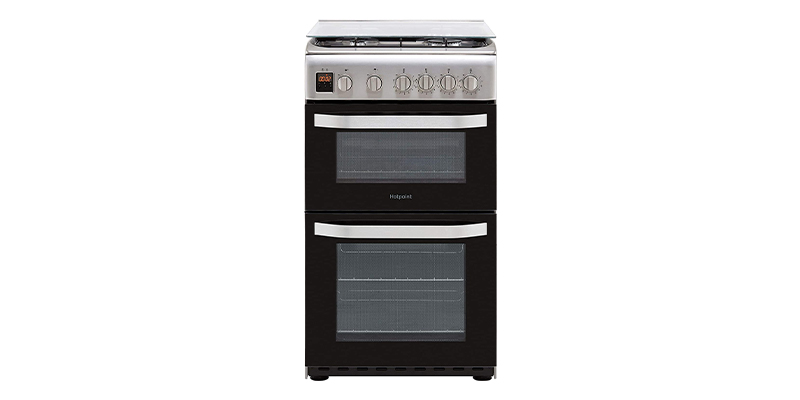 Hotpoint Cloe HD5G00CCX 50cm Gas Cooker with Full Width Gas Grill